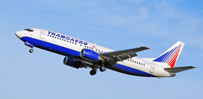 Transaero Airlines plane